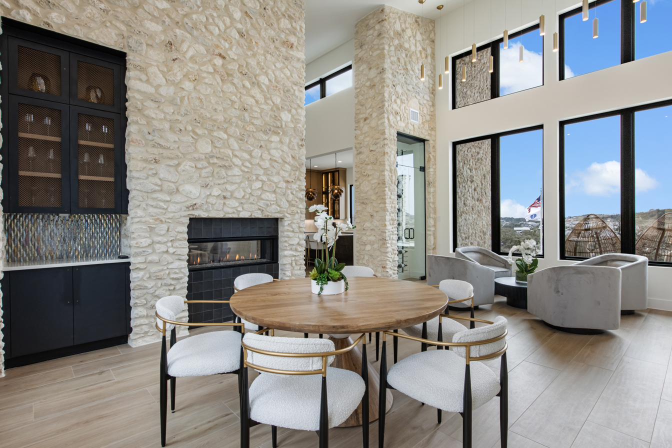 Custom living room interior